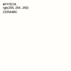 #FFFEFA - Ceramic Color Image