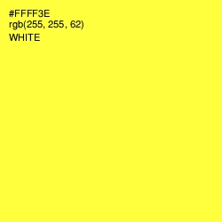 #FFFF3E - Golden Fizz Color Image