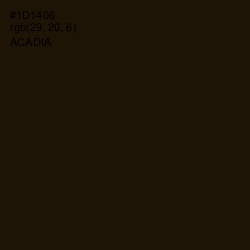 #1D1406 - Acadia Color Image