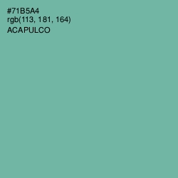 #71B5A4 - Acapulco Color Image