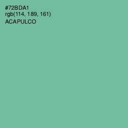 #72BDA1 - Acapulco Color Image