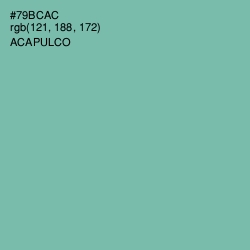 #79BCAC - Acapulco Color Image