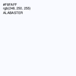 #F8FAFF - Alabaster Color Image