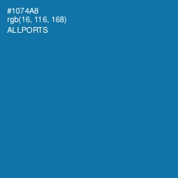 #1074A8 - Allports Color Image