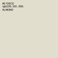 #E1DECE - Almond Color Image