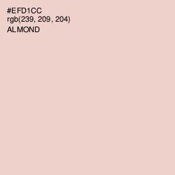 #EFD1CC - Almond Color Image