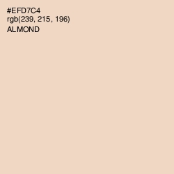 #EFD7C4 - Almond Color Image