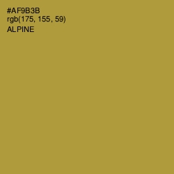 #AF9B3B - Alpine Color Image