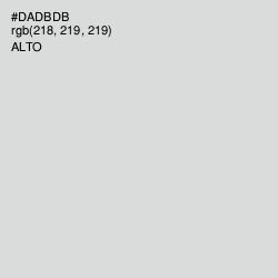 #DADBDB - Alto Color Image