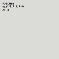 #DBDBD8 - Alto Color Image