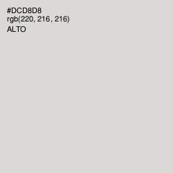 #DCD8D8 - Alto Color Image