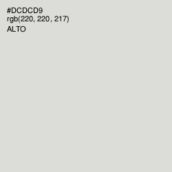 #DCDCD9 - Alto Color Image