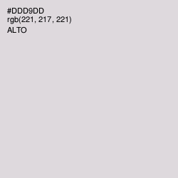 #DDD9DD - Alto Color Image