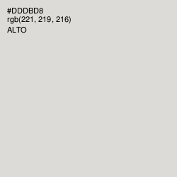 #DDDBD8 - Alto Color Image