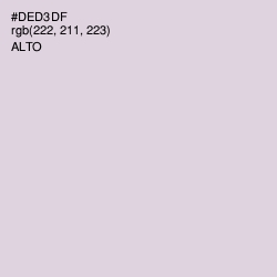#DED3DF - Alto Color Image