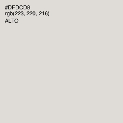 #DFDCD8 - Alto Color Image