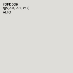#DFDDD9 - Alto Color Image