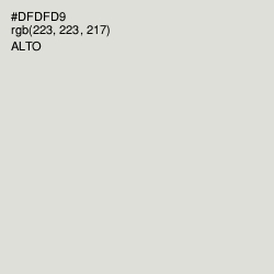#DFDFD9 - Alto Color Image