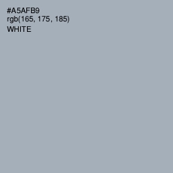 #A5AFB9 - Aluminium Color Image