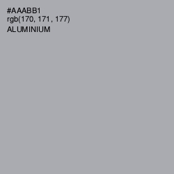 #AAABB1 - Aluminium Color Image