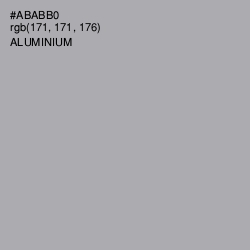 #ABABB0 - Aluminium Color Image