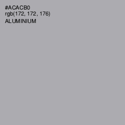 #ACACB0 - Aluminium Color Image