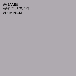 #AEAAB0 - Aluminium Color Image
