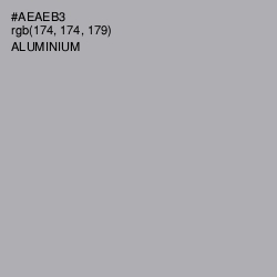 #AEAEB3 - Aluminium Color Image