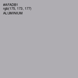 #AFADB1 - Aluminium Color Image