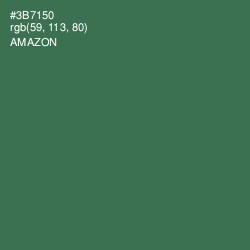 #3B7150 - Amazon Color Image