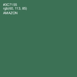 #3C7155 - Amazon Color Image