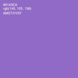 #9169C6 - Amethyst Color Image