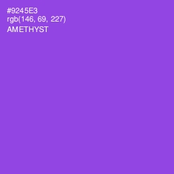 #9245E3 - Amethyst Color Image