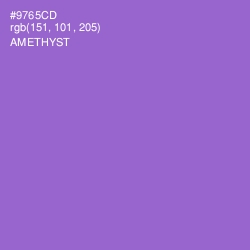 #9765CD - Amethyst Color Image