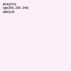 #FAEFF6 - Amour Color Image