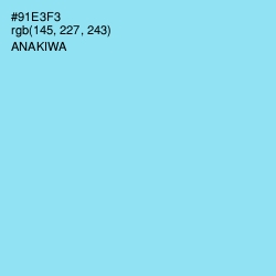 #91E3F3 - Anakiwa Color Image