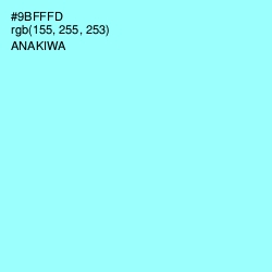 #9BFFFD - Anakiwa Color Image