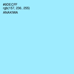 #9DECFF - Anakiwa Color Image