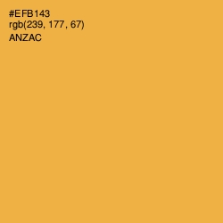 #EFB143 - Anzac Color Image