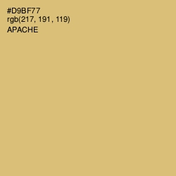 #D9BF77 - Apache Color Image