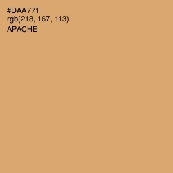 #DAA771 - Apache Color Image