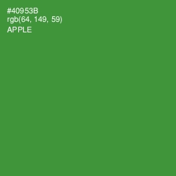 #40953B - Apple Color Image