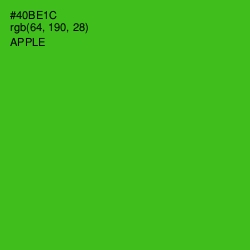 #40BE1C - Apple Color Image