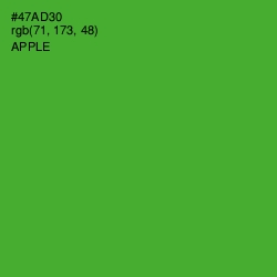 #47AD30 - Apple Color Image