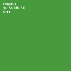 #489B3D - Apple Color Image