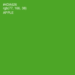 #4DA626 - Apple Color Image