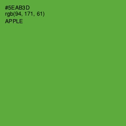 #5EAB3D - Apple Color Image