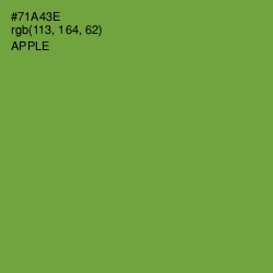 #71A43E - Apple Color Image