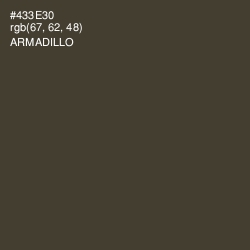 #433E30 - Armadillo Color Image