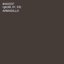 #443D37 - Armadillo Color Image